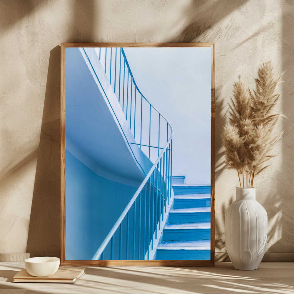 Blue Steps | Architectural Minimalism