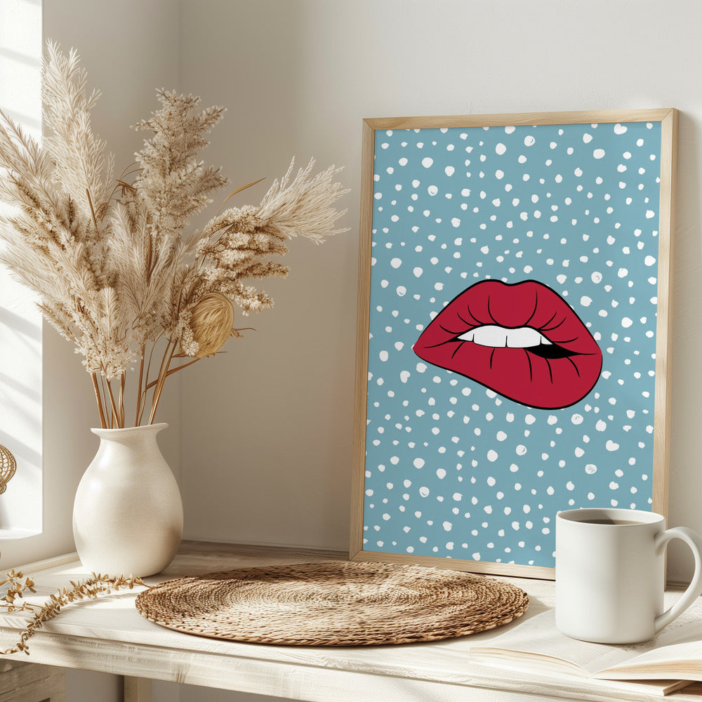 Blue Lips - plakatstore