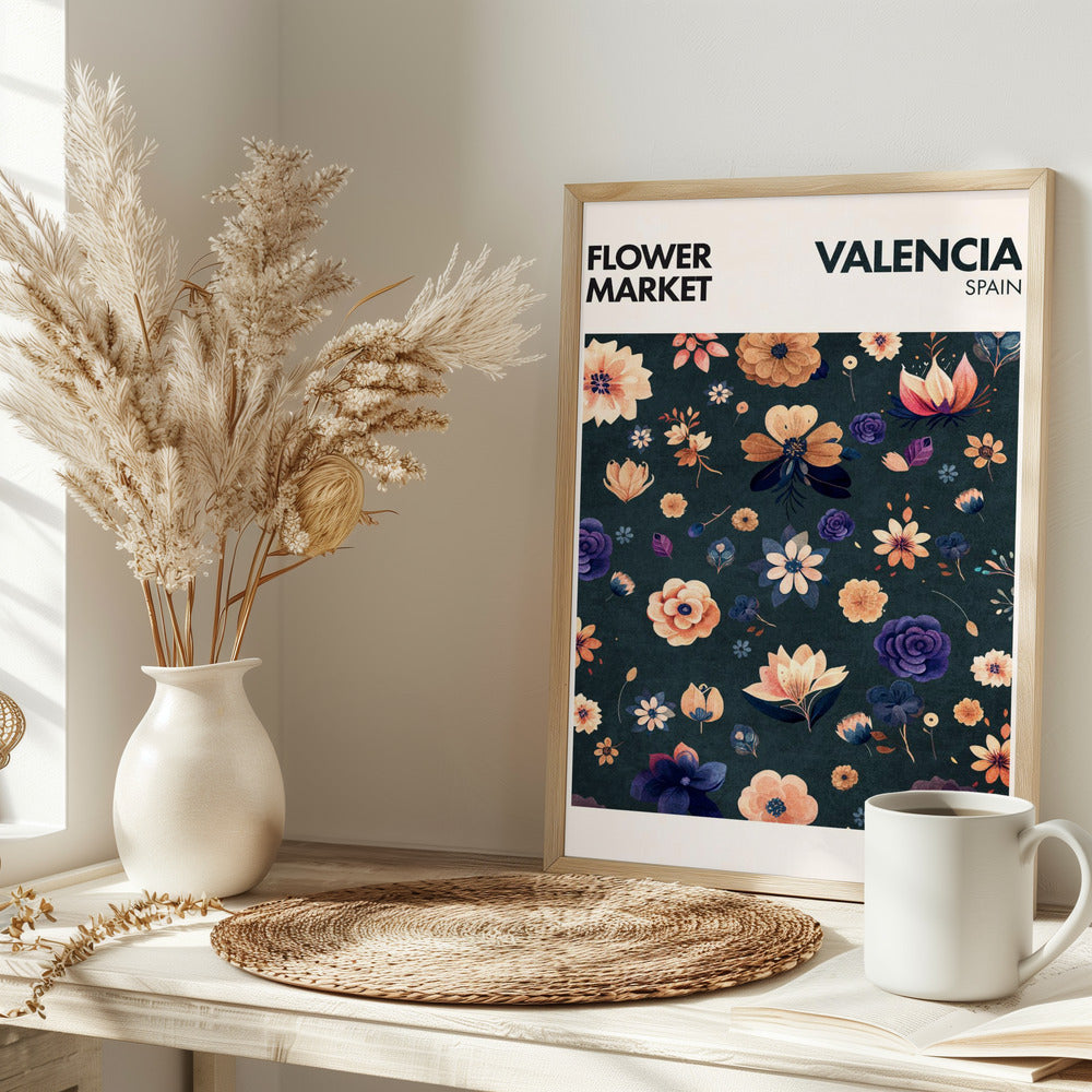 Valencia Flower Market - plakatstore