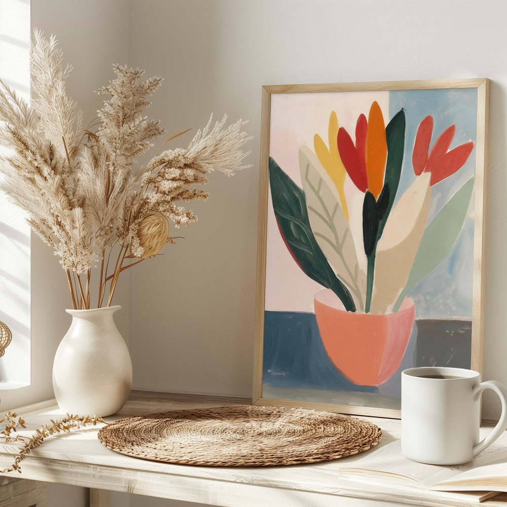 Flowers In a Vase - plakatstore