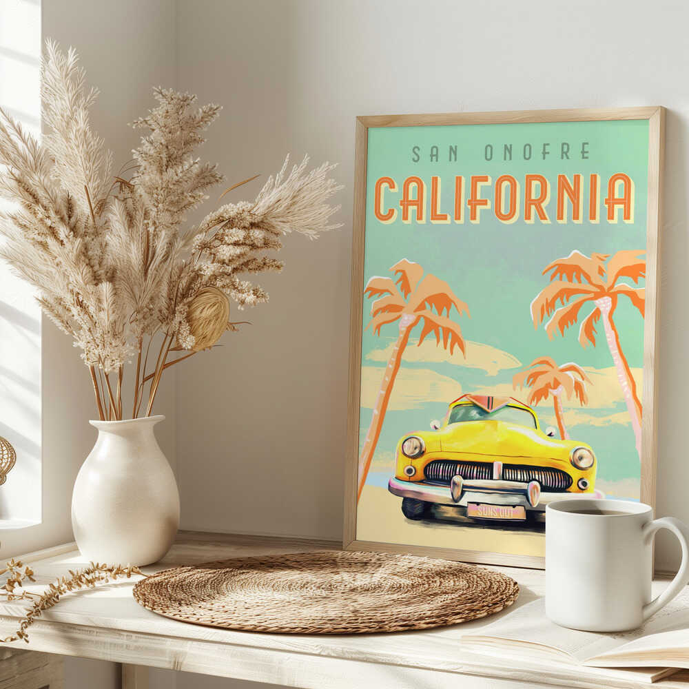 California Surf Poster