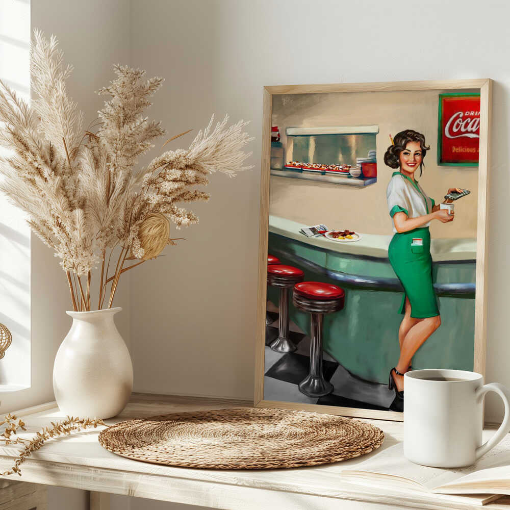 1950's American Diner Watress