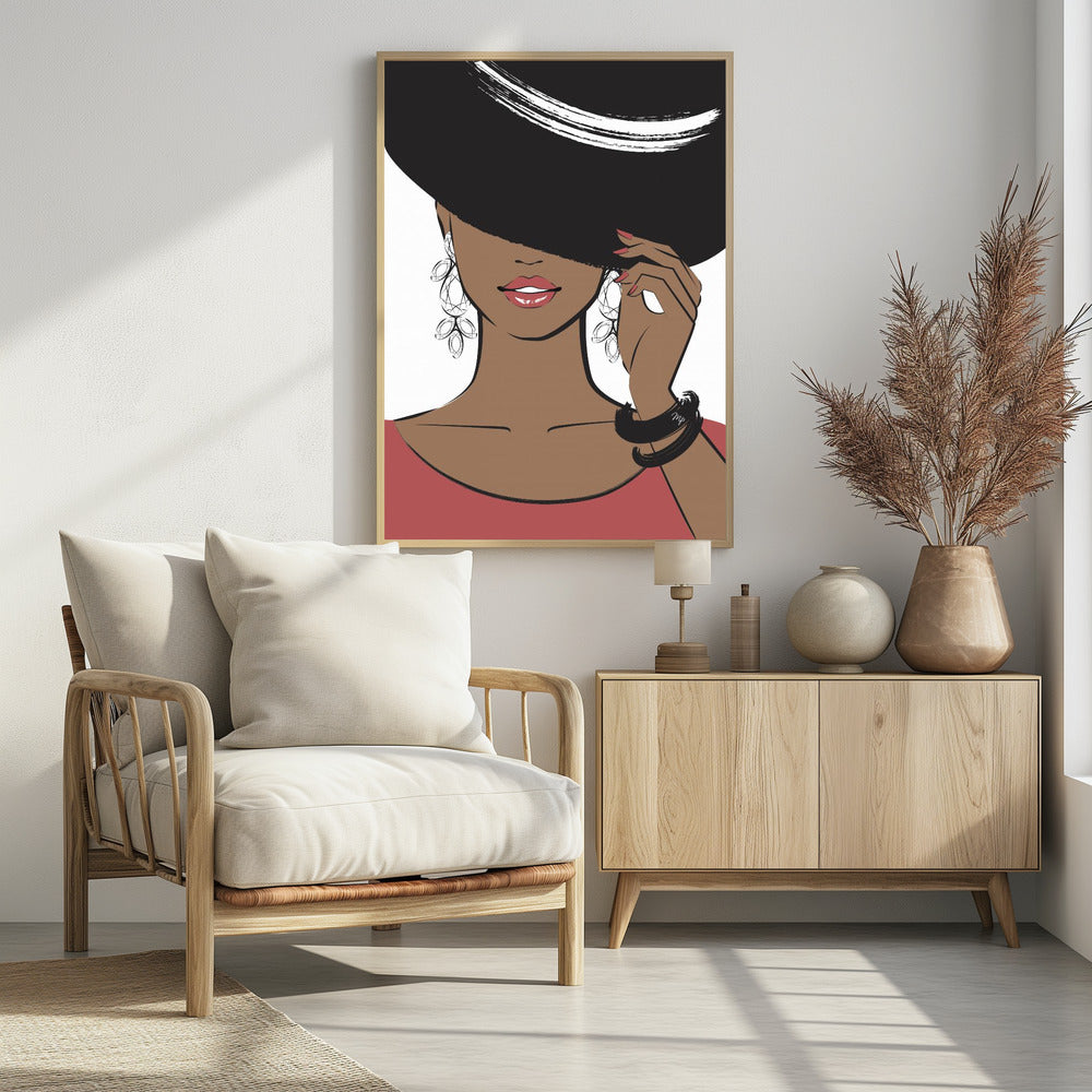 Hat Girl Dark - plakatstore