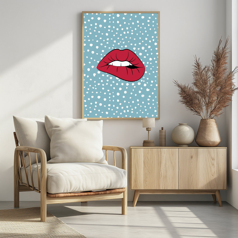 Blue Lips - plakatstore