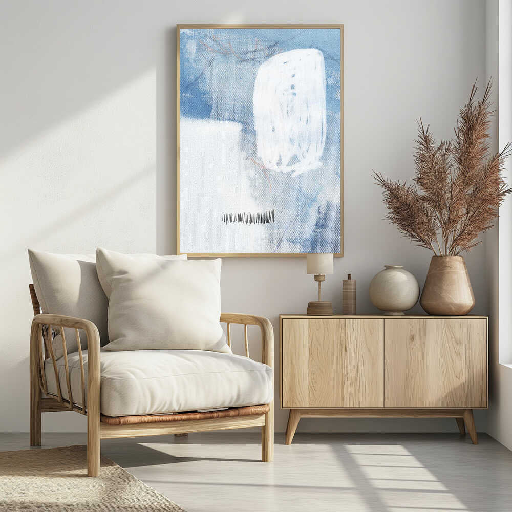 White And Blue Hues
