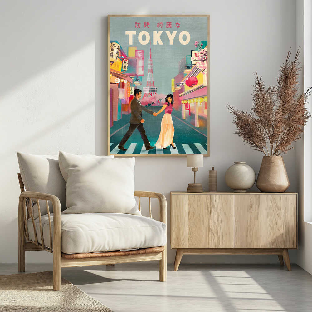 Tokyo Japan Travel Art