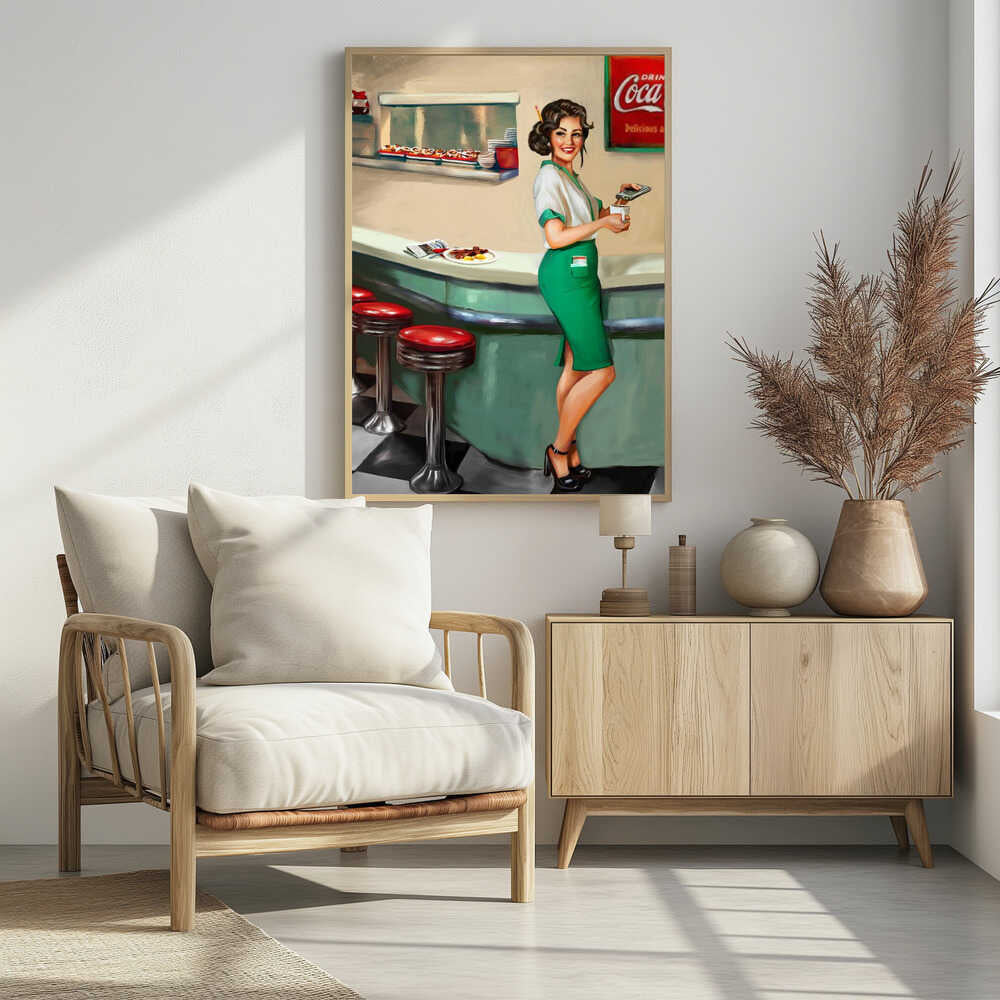 1950's American Diner Watress