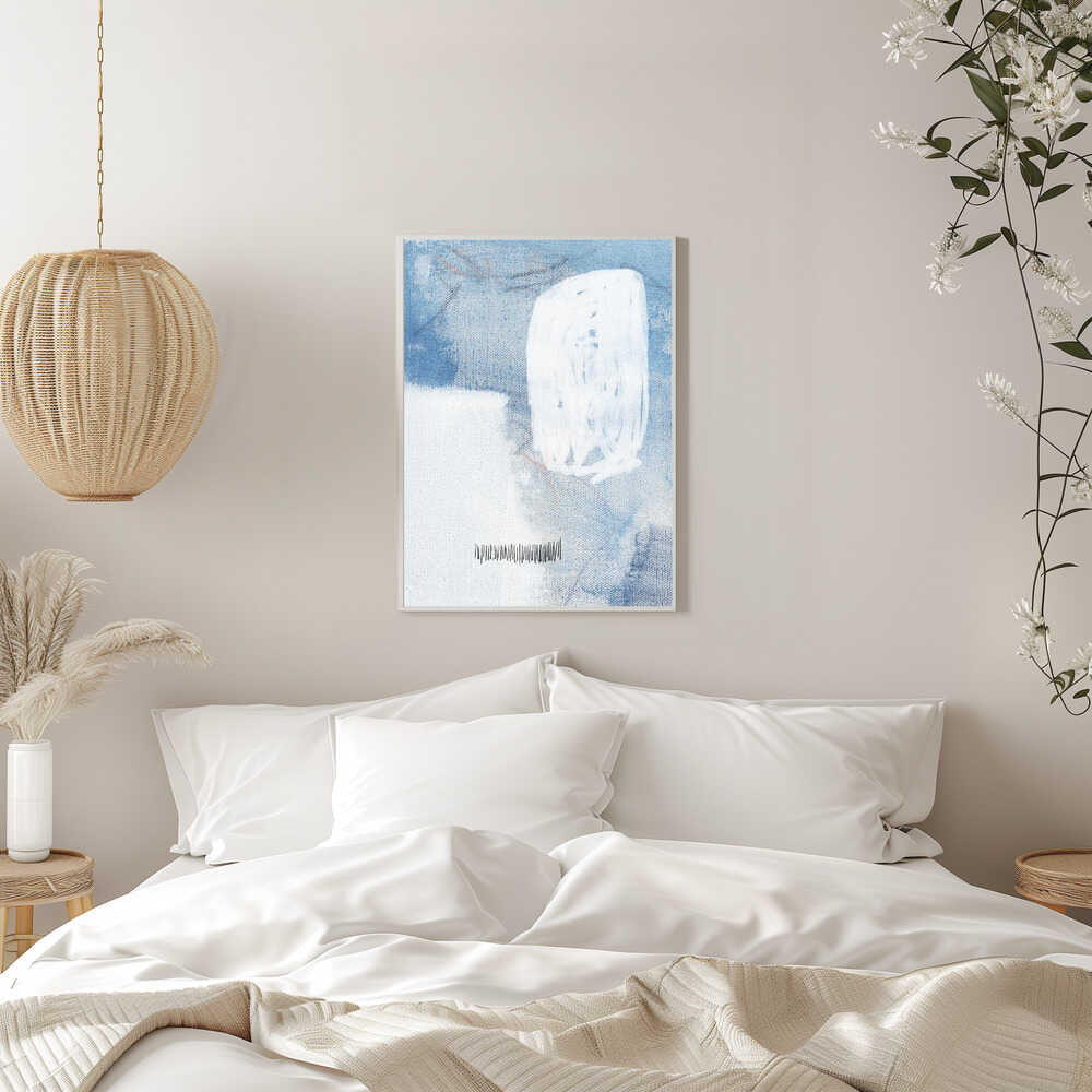 White And Blue Hues