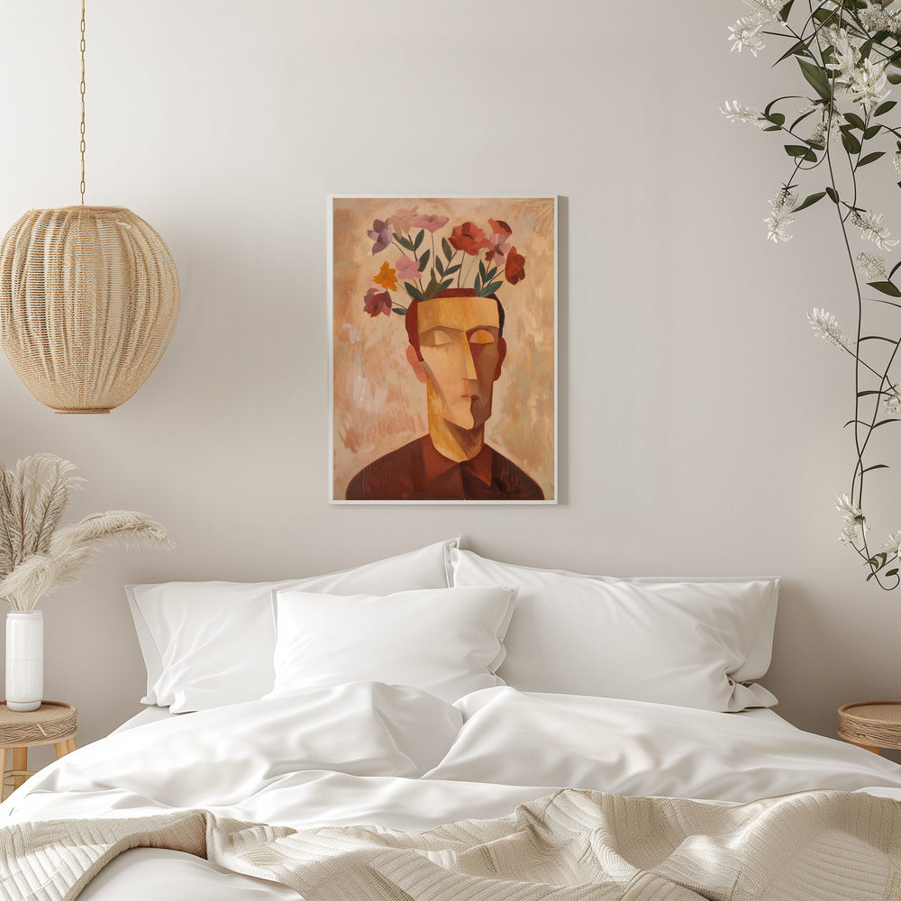 Man With Flowers - plakatstore