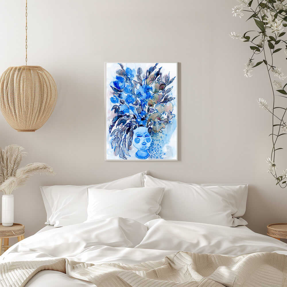 Whimsical Vase With A Face