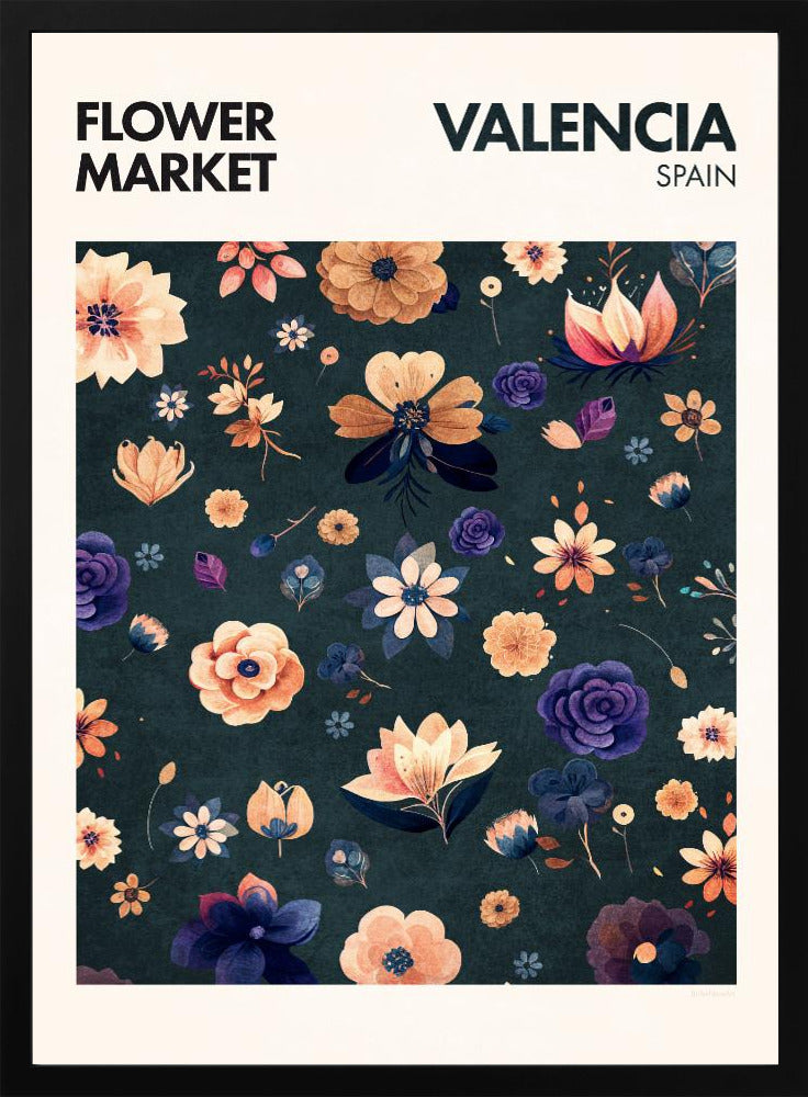 Valencia Flower Market - plakatstore