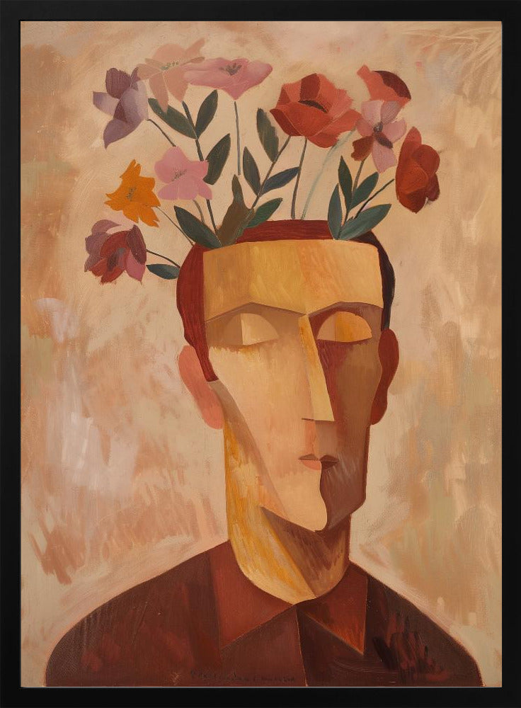 Man With Flowers - plakatstore