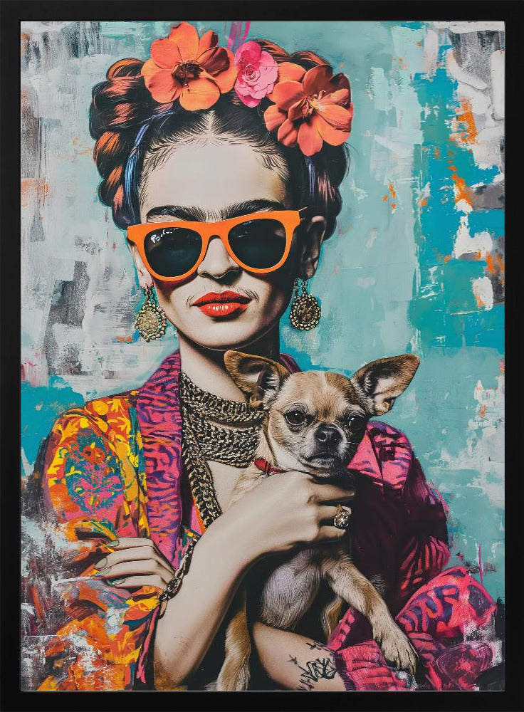 Frida Kahlo Chihuahua - plakatstore