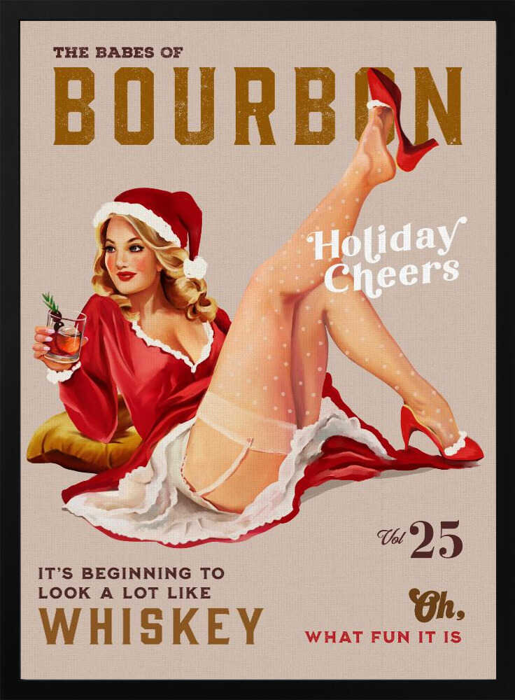 Babes of Bourbon Vol 25 Holiday Cheer Christmas Pinup
