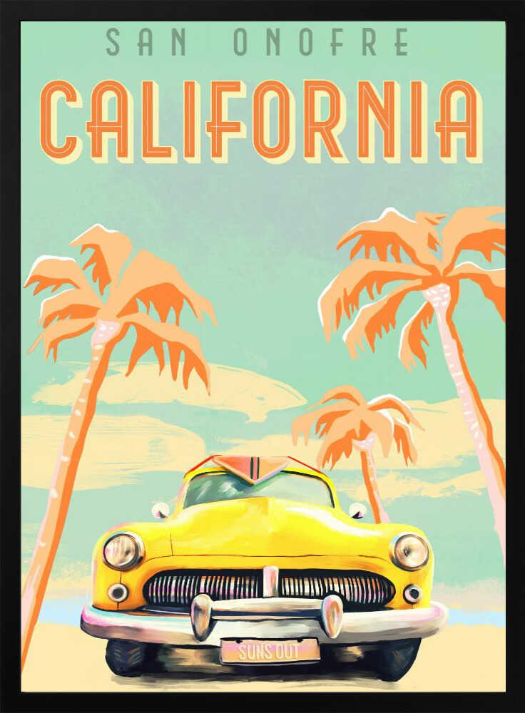 California Surf Poster