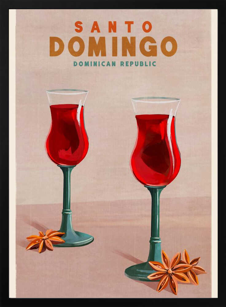 Santo Domingo Dominican Republic Cocktail Art