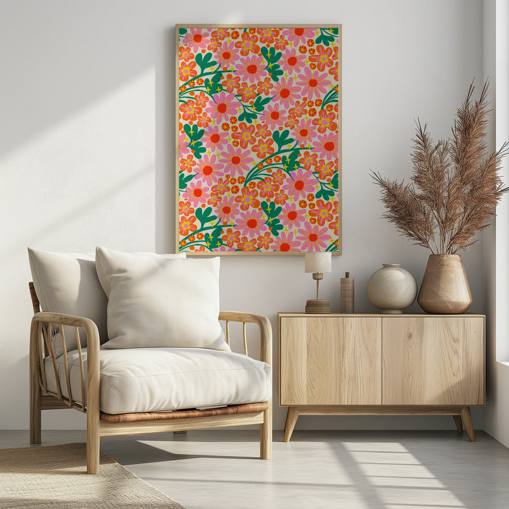 Happy flowers - plakatstore