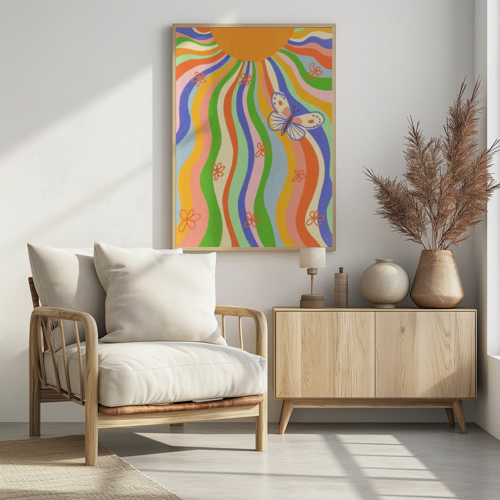 Vibrant rays - plakatstore