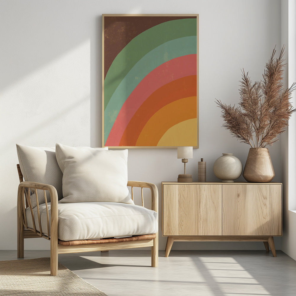 Mid century rainbow - plakatstore