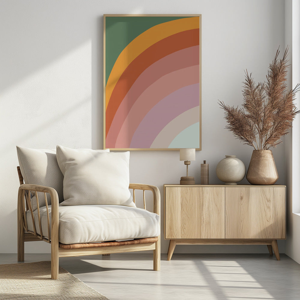 Mid century rainbow - plakatstore