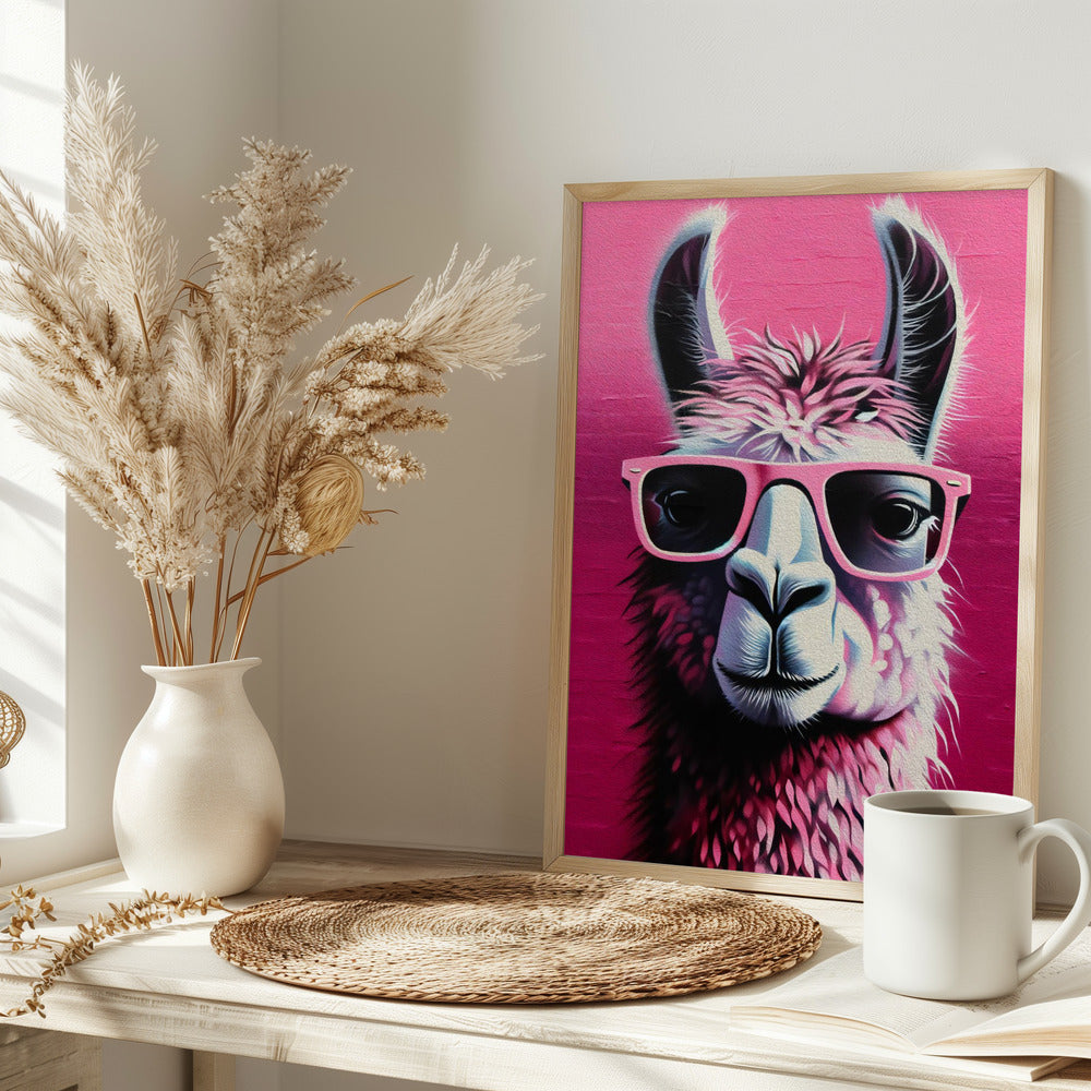 Pink Lama - plakatstore