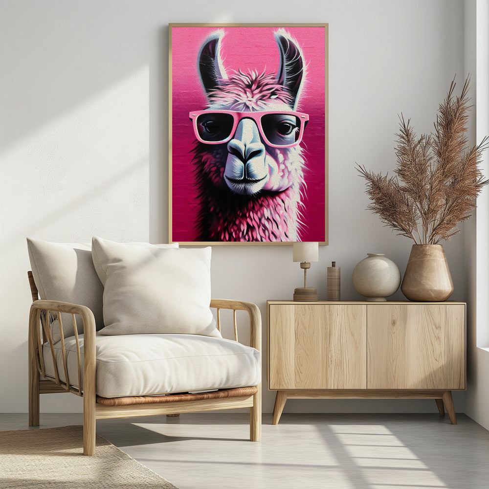 Pink Lama - plakatstore