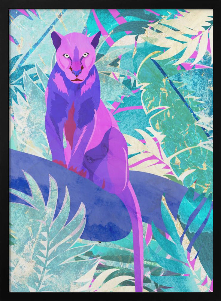 Pink Panther in the neon jungle - plakatstore