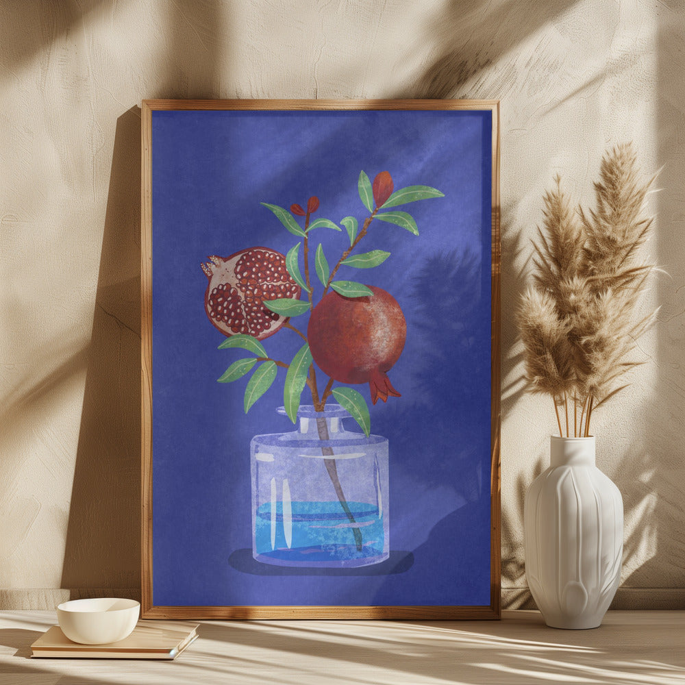 pomegranate in Vase - plakatstore