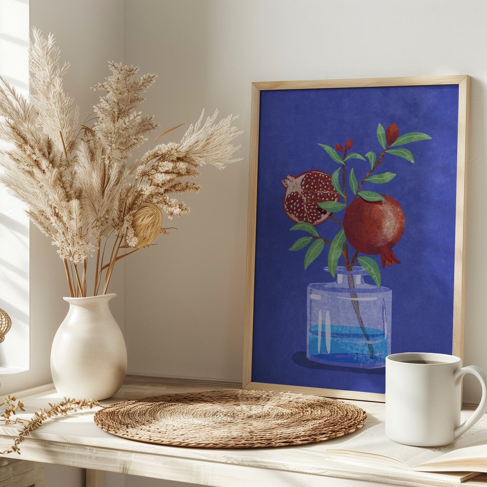 pomegranate in Vase - plakatstore