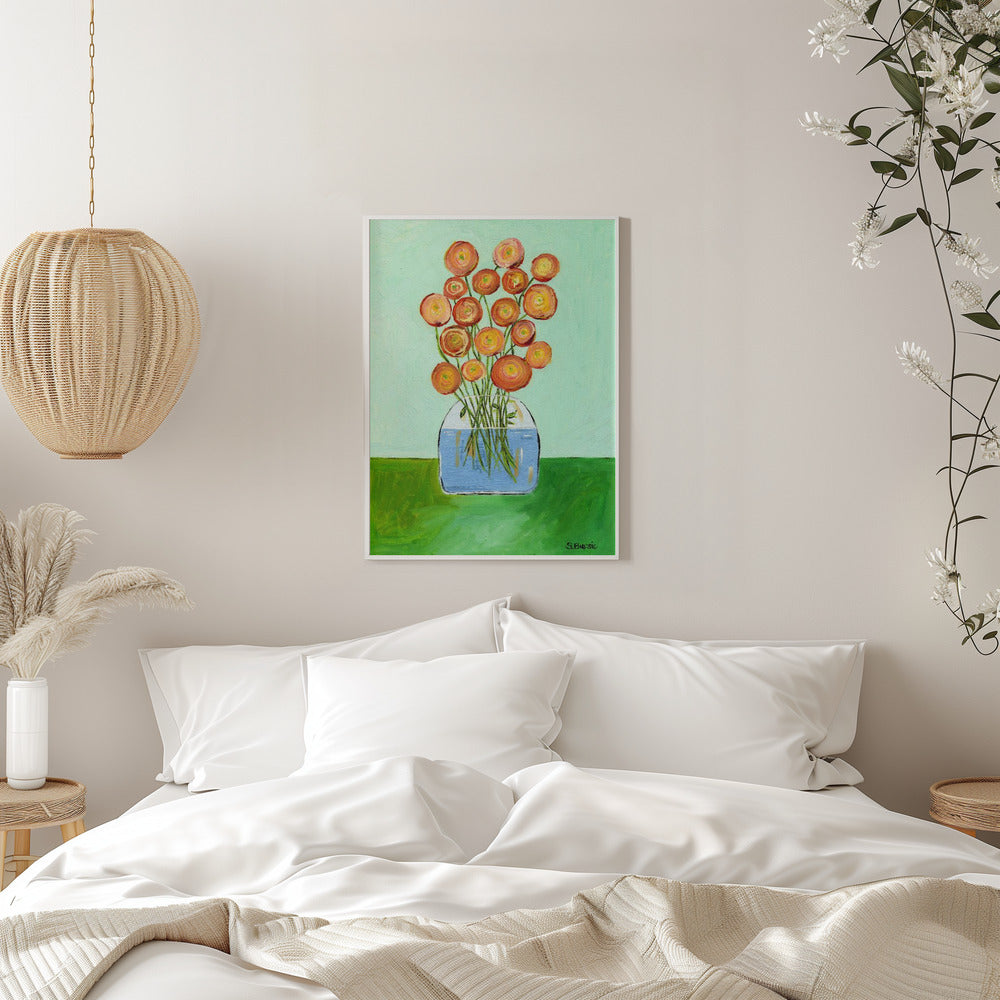 Poppies in Vase - plakatstore