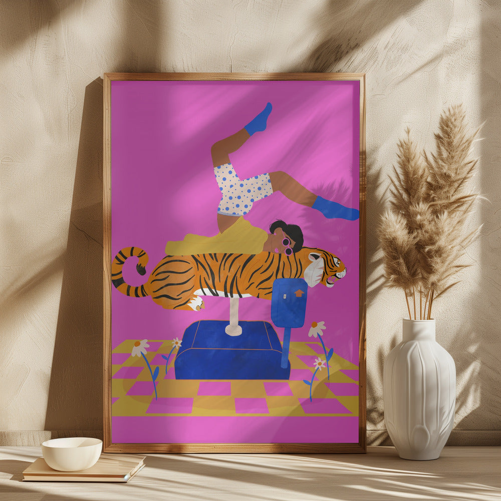 Put a tiger in your heart - plakatstore