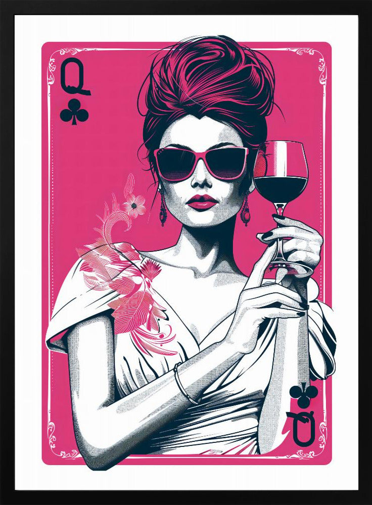 Queen of Clubs - plakatstore