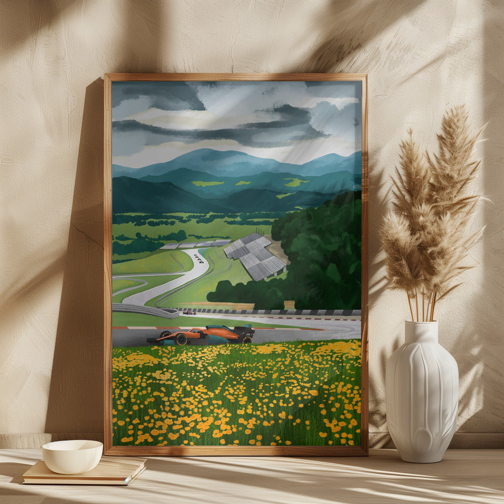 Racetrack of Austria - plakatstore