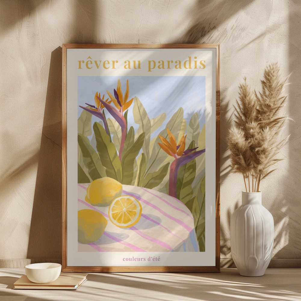 Rêver Au Paradis -  Lemon - plakatstore