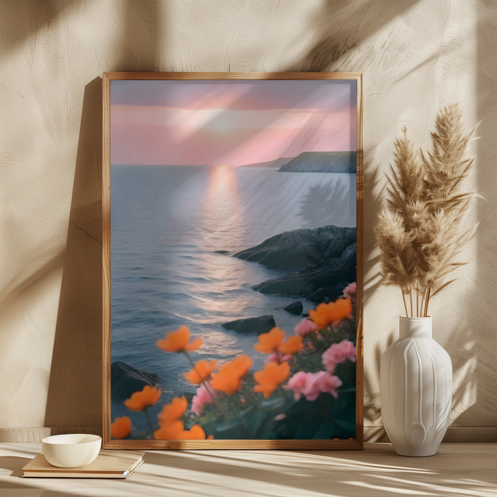 Rocky Beach Sunset - plakatstore