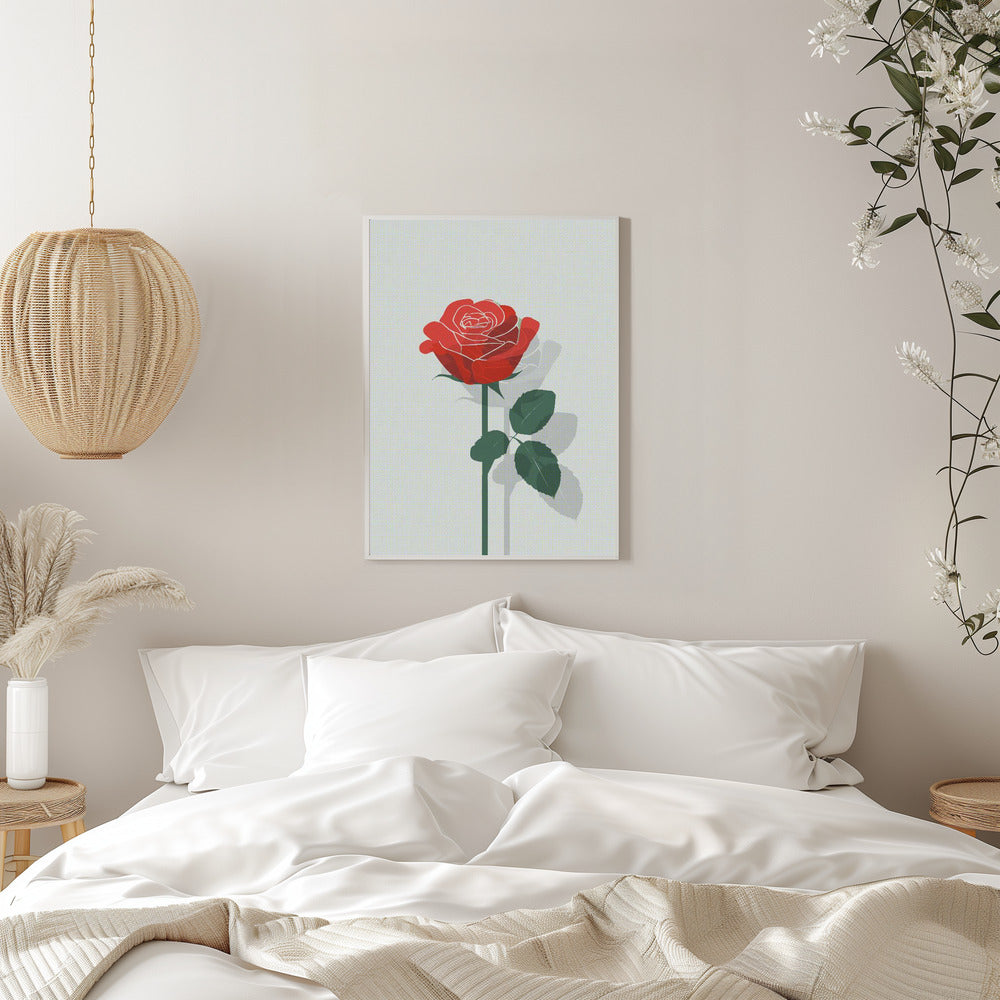 Rose In Raster - plakatstore