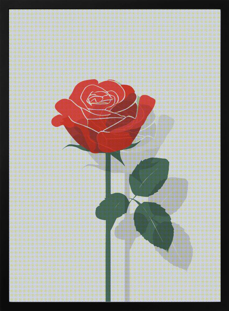 Rose In Raster - plakatstore