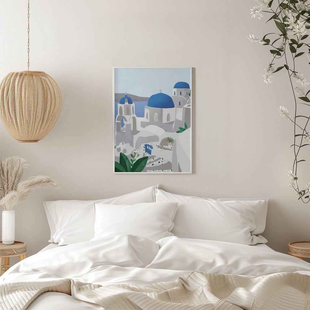 Santorini island - plakatstore