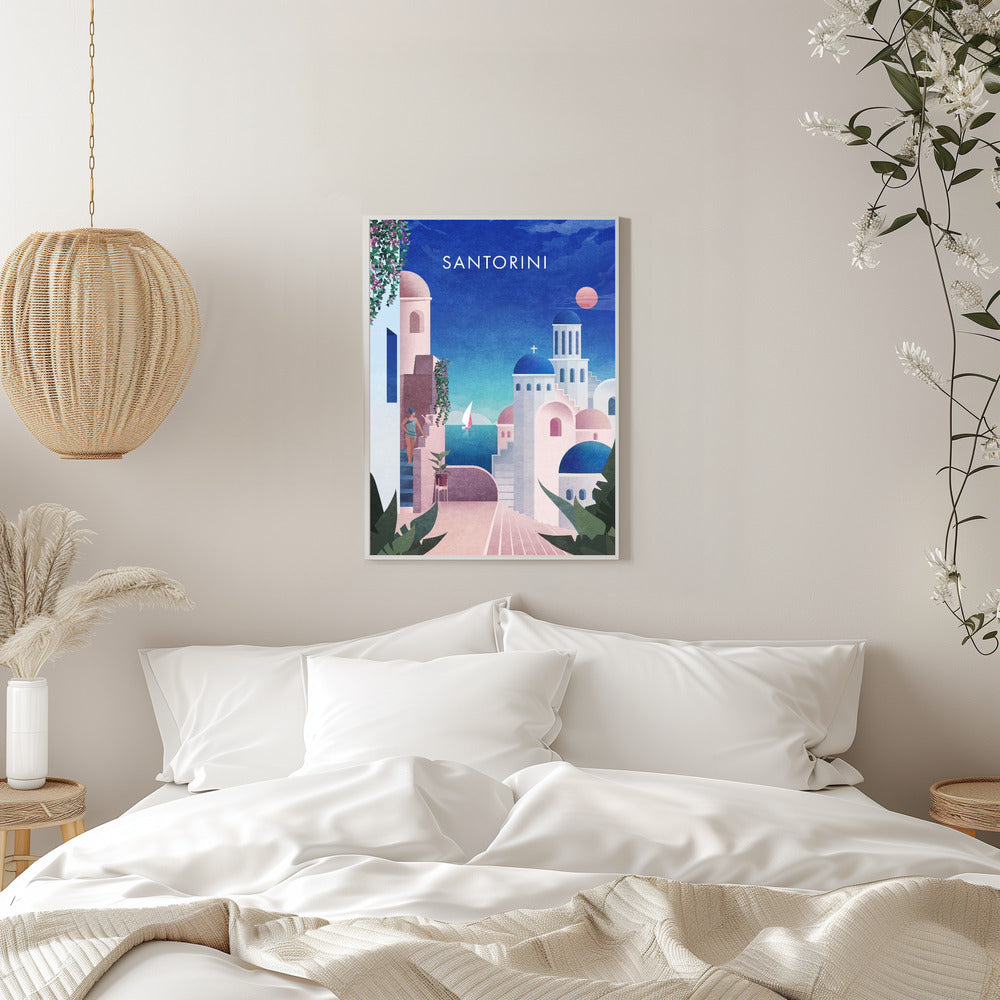 Santorini Vintage - plakatstore