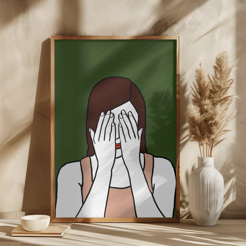 Shy Woman - plakatstore