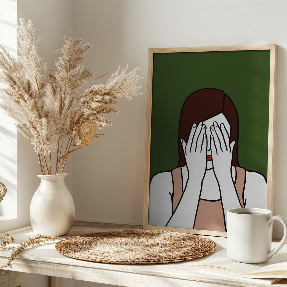 Shy Woman - plakatstore