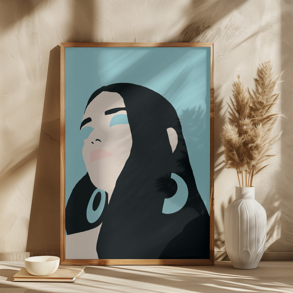 Side View Woman - plakatstore