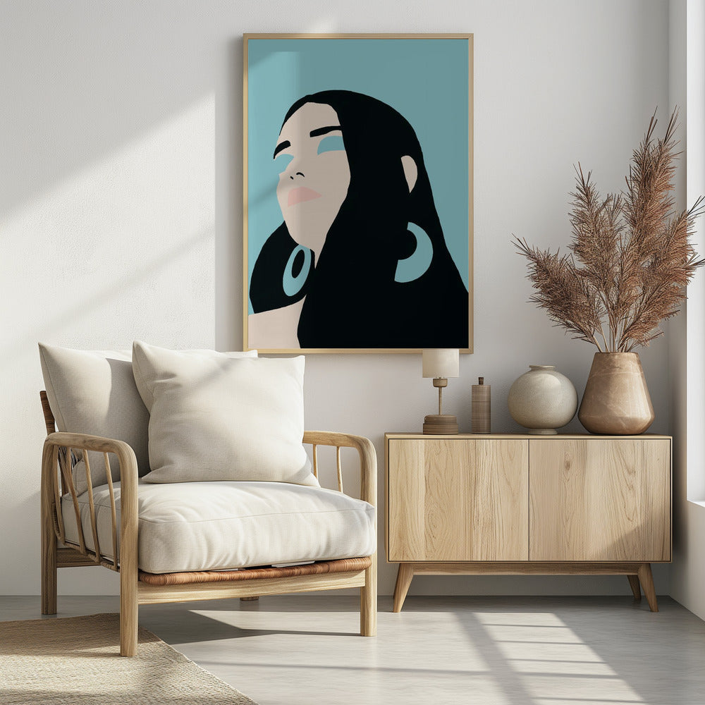 Side View Woman - plakatstore