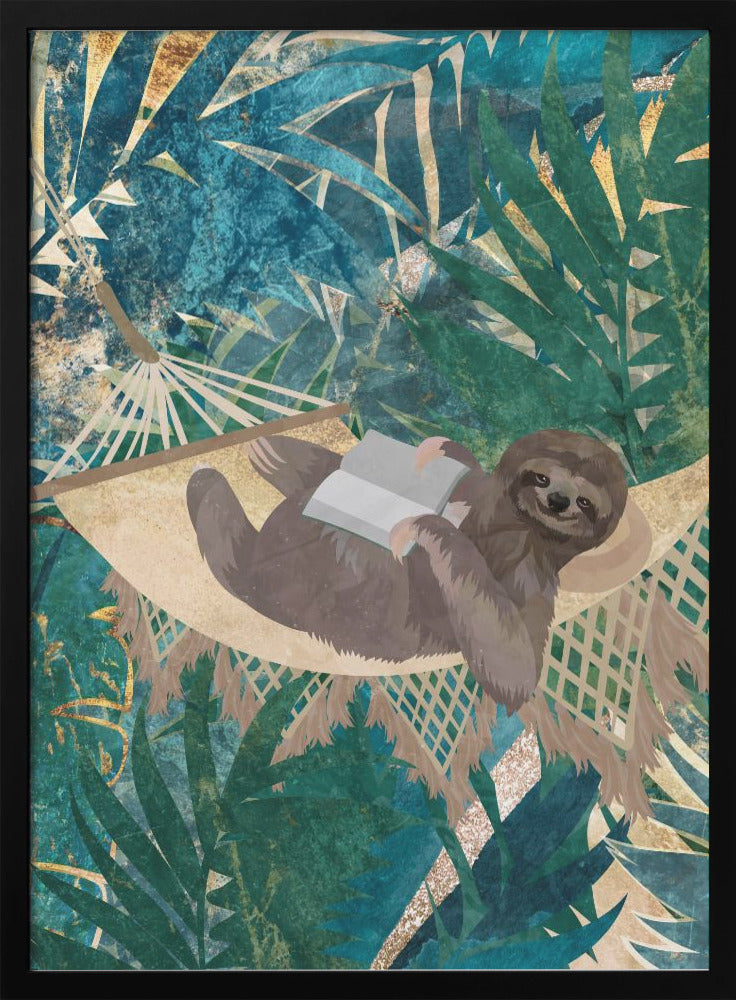 Sloth in the jungle - plakatstore