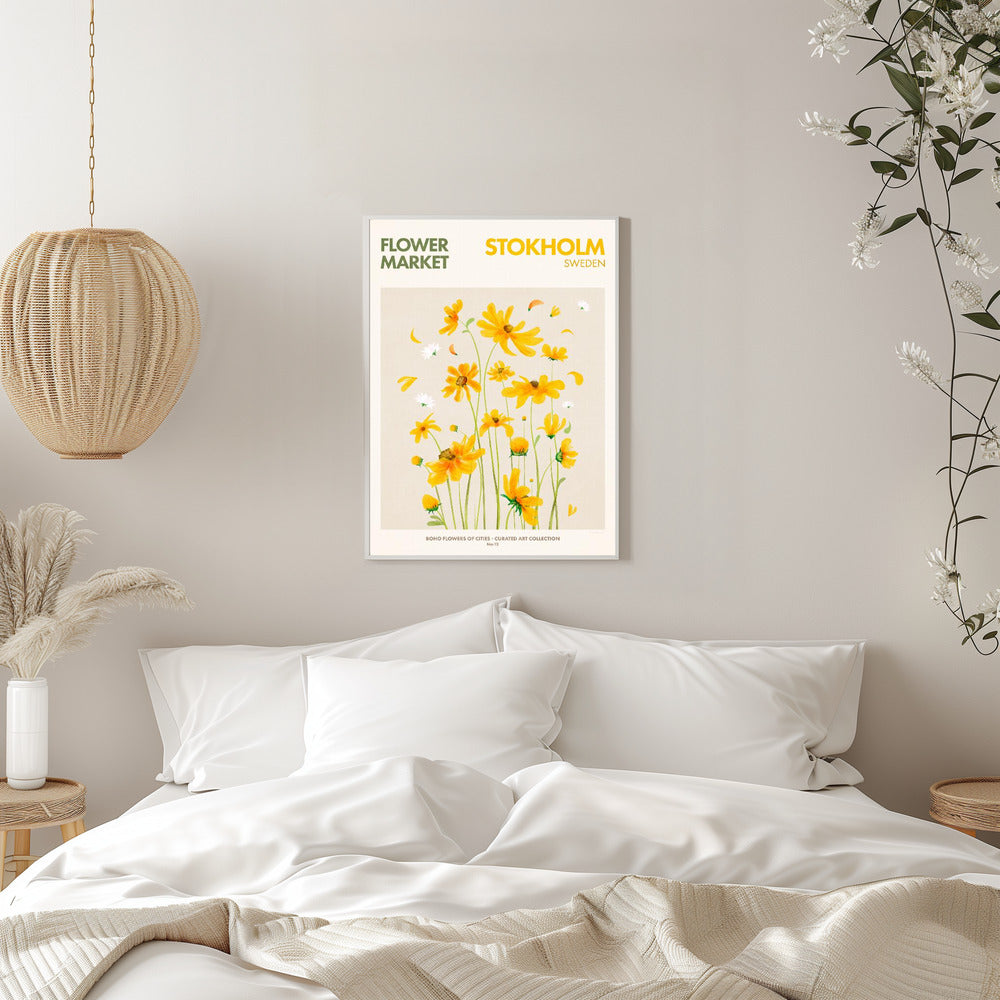 Stokholm Flower Market - plakatstore