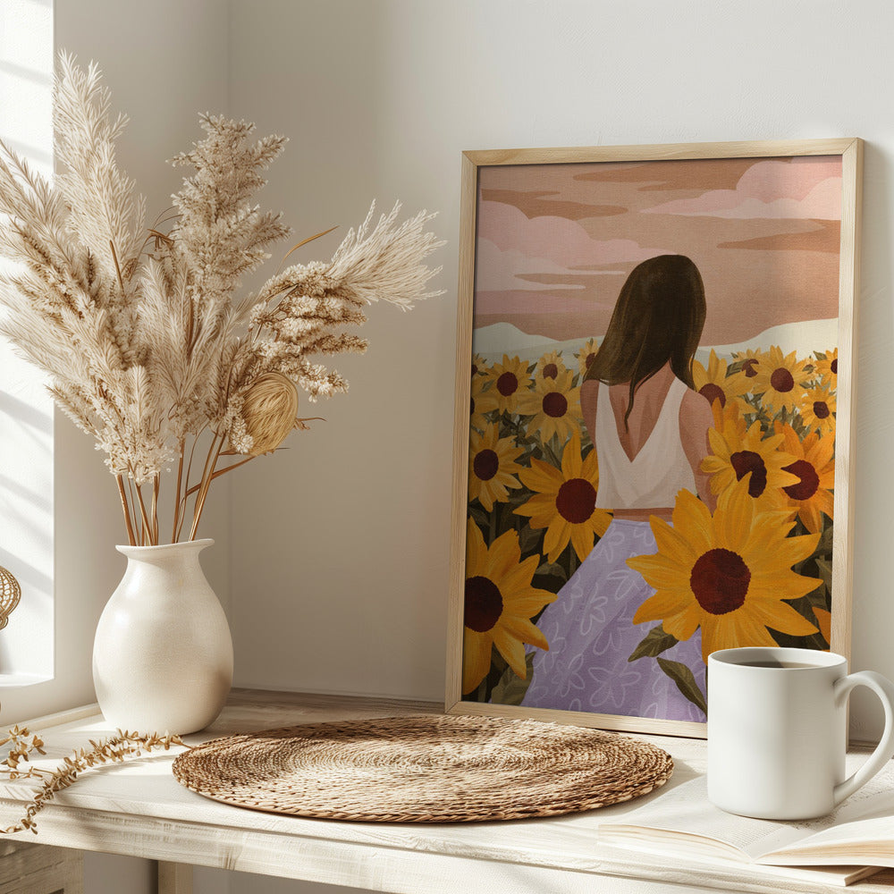 Sunflower Evenings - plakatstore