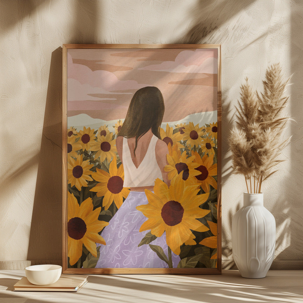 Sunflower Evenings - plakatstore