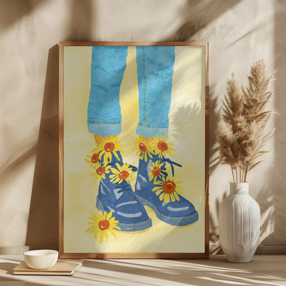 Sunflower Walk - plakatstore