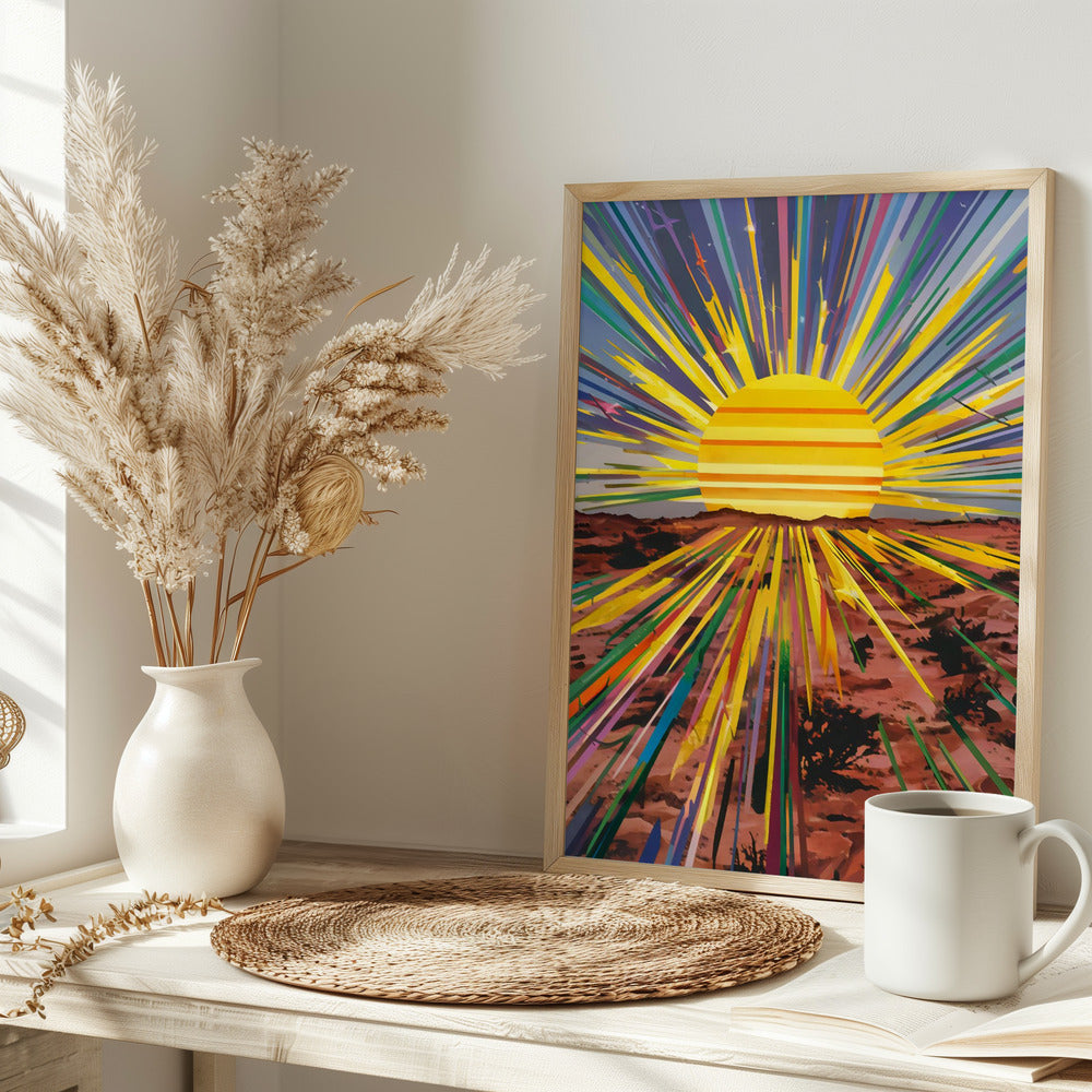 Sunrise In the Desert - plakatstore