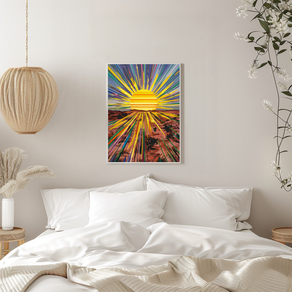 Sunrise In the Desert - plakatstore